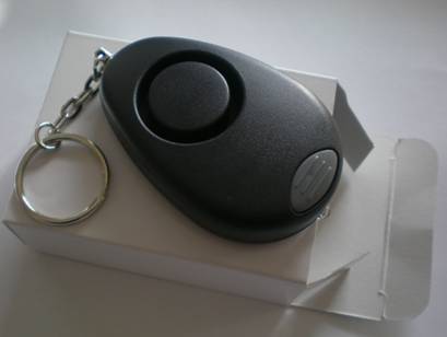 Mini Personal Alarm Keyring with flashlight