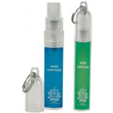 Hand sanitizer keyringor