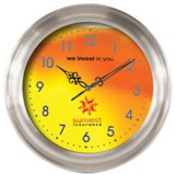 Scarlett metal wall clock