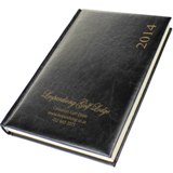 Hamilton diary A4 black