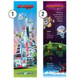 Lenticular bookmark 3D effect or Flip Effect or 3D Motion