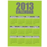 Magnetic calendar A6 portrait - full color