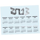 Calendar magnet A4 and marker - Avail in: Fridge Magnet