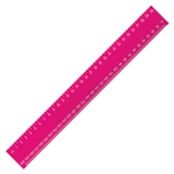 30cm jumbo ruler  - Avail in: Available in many colours