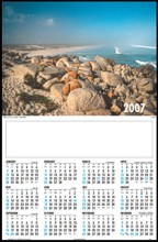 Single Sheet Poster Calender - DX Mount