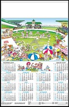 Jumbo Single Sheet Poster Calender - Crisp Cricket