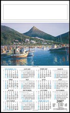 Prestige Single Sheet Poster Calender - Garizio (Cape Harbour)