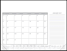 Standard Desk Planner (Grey)