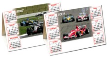 Desktop Calender -  Desk Triangle - Formula 1