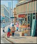 Painting of Diagonal Street, Johannesburg  on calendar.