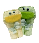 Ducky Duo Towel Hamper (Green) Hamper
