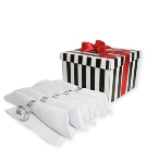 Silver Napkin Rings and Serviettes (Standard) Hamper