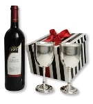 Silver Wine Goblets (Standard) Hamper