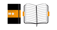 Moleskine Ruled Soft Notebook  Small