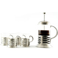 Coffee  Plunger [800ml + 4 Cups]