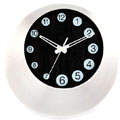 Teardrop Wall Clock - black